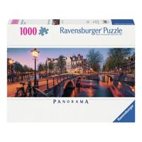Ravensburger legpuzzel avond in amsterdam, 1000st. - thumbnail