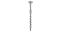 Woodies Ultimate Spaanplaatschroef Torx 5,0x100/60 platverz. kop T25 verzinkt deeldraad 200st. - thumbnail