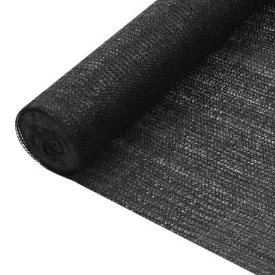 VidaXL Privacynet 75 g/m² 1,5x10 m hdpe zwart