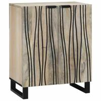 Badkamermeubelset met lade met plank 3 pcs Wit Bewerkt hout - thumbnail