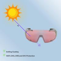 Olympic Sportswear Alpina sports sportbril hawkeye qv grijs - thumbnail