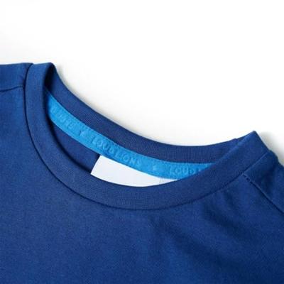 Kindershirt 140 donkerblauw Kindershirt 140 donkerblauw