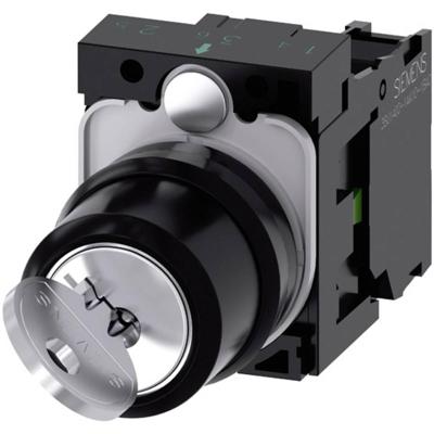 Siemens 3SU11004BF111BA0 3SU1100-4BF11-1BA0 Sleutelschakelaar Kunststof frontring Zwart, Grijs 1 x 90 ° Sleutel-ontgrendeling 1 stuk(s) Siemens 3SU11004BF111BA0 3SU1100-4BF11-1BA0 Sleutelschakelaar Kunststof frontring Zwart, Grijs 1 x 90 ° Sleutel-ontgrendeling 1 stuk(s)