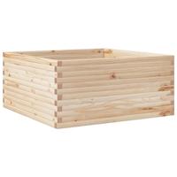 Plantenbak 100x100x46 cm massief grenenhout - thumbnail
