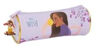 Cilindervormige Schoolpennenzak Wish Lila 20 x 7 x 7 cm - thumbnail