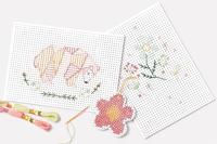 Borduurkaarten folia 17.5 x x24.5cm 300gr 40v wit - thumbnail