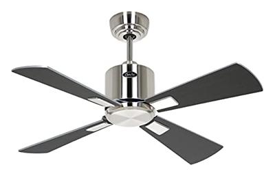 CasaFan ECO NEO III 92 BN-WN/SI WiFi Flügel Wenge/silber Plafondventilator 12 W (Ø x h) 92 cm x 360 mm Chroom (geborsteld) Met afstandsbediening, Timer, Met CasaFan ECO NEO III 92 BN-WN/SI WiFi Flügel Wenge/silber Plafondventilator 12 W (Ø x h) 92 cm x 360 mm Chroom (geborsteld) Met afstandsbediening, Timer, Met