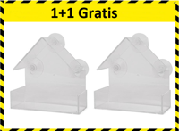 SENZA Vogelhuisje - Transparant 1+1 Gratis - thumbnail