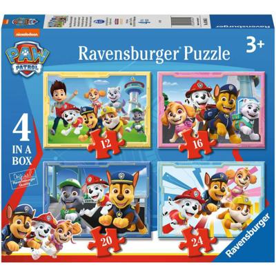 Ravensburger puzzel 4 in 1 paw patrol 12+16+20+24 stukjes Ravensburger puzzel 4 in 1 paw patrol 12+16+20+24 stukjes
