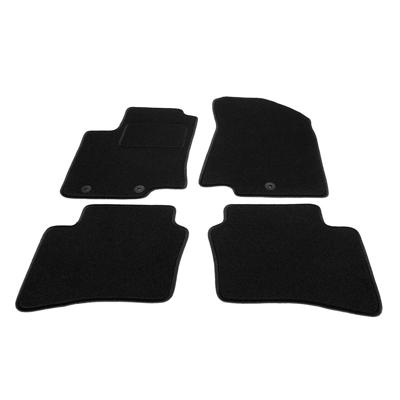 Automatten op maat - zwart stof - Kia Rio III 2012-2017 Automatten op maat - zwart stof - Kia Rio III 2012-2017