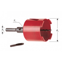 Rotec Dozenboor ECO ø82 mm + SDS adapter en centreerboor - 7640182 - 764.0182 - thumbnail