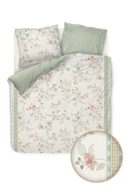 Pip Studio Pip Studio Dekbedovertrek Kili Flower - Wit 200x200/220 cm
