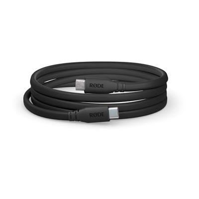 RØDE SC17 USB-C auf USB-C Flachkabel (1,5m, Schwarz)