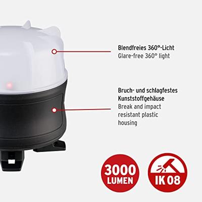 Brennenstuhl Mobiele LED batterijgevoede schijnwerper | 12h | 360° - 1171410301
