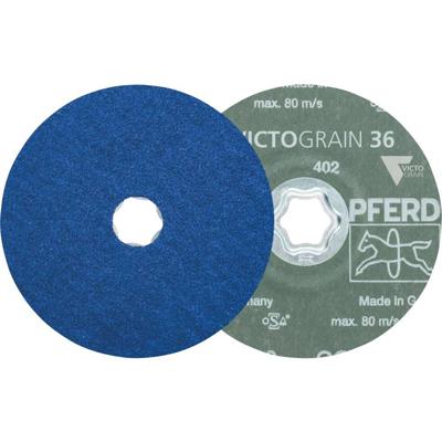 PFERD TOOLS 64112536 Combiclick fiberschijf Ø 125 mm Victograin Cool 36 voor staal en roestvrij staal Diameter 125 mm