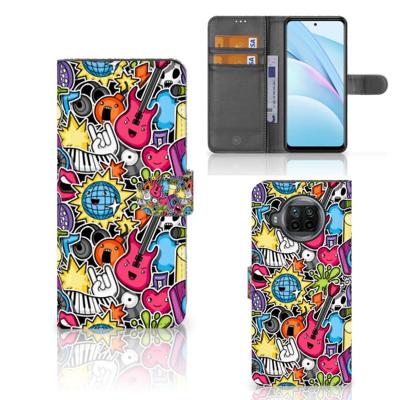 Xiaomi Mi 10T Lite | Wallet Case | met Pasjes | Punk Rock