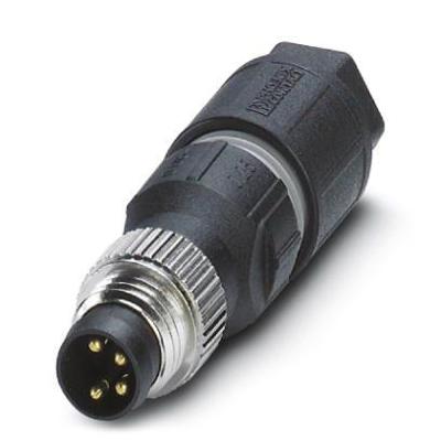 Phoenix Contact 1441011 Sensor/actuator connector, niet geassembleerd M8 Aantal polen (sensoren): 4 Stekker, recht 1 stuk(s) Phoenix Contact 1441011 Sensor/actuator connector, niet geassembleerd M8 Aantal polen (sensoren): 4 Stekker, recht 1 stuk(s)