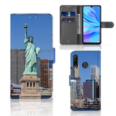 Huawei P30 Lite (2020) | Flip Cover | Vrijheidsbeeld Huawei P30 Lite (2020) | Flip Cover | Vrijheidsbeeld