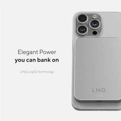 Powerbank Linq Byelements LQWP052 Zilverkleurig 5000 mAh