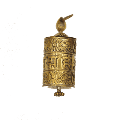 Gebedswiel Hanger OMPMH Goudkleurig