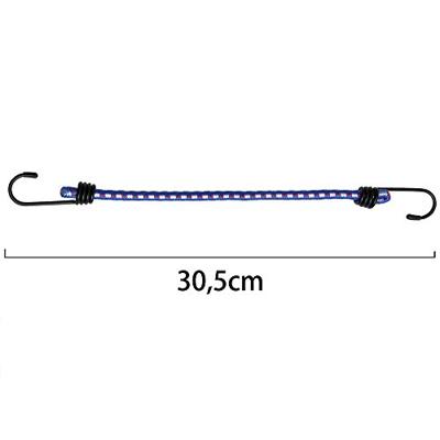 10 x Rubberen Bagagespin met haken 30 cm x 8 mm Ø 10 x Rubberen Bagagespin met haken 30 cm x 8 mm Ø