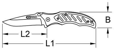KS TOOLS Ks-tools klapmes foldable knife ks-tools - thumbnail