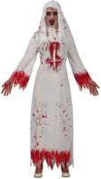 Bloederige Nonnen kostuum Halloween - thumbnail