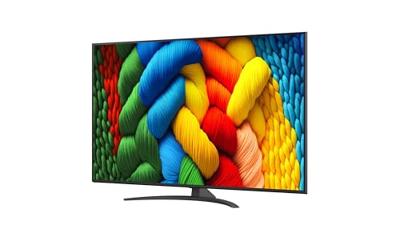 LG 65NANO81A6A - 164 cm LED-Fernseher, 65 Zoll, Aufl?sung: 3.840x2.160 Pixel, 4K Ultra HD, 4K AI Upscaling, Direct LED-Backlight, High Dynamic Range (HDR 10), Hybrid Log Gamma (HLG), alpha7 Gen8 AI 4