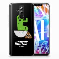Huawei Mate 20 Lite Telefoonhoesje met Naam Cactus Poo - thumbnail