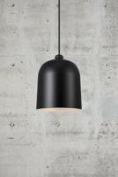 Hanglamp zwart &apos;Angle&apos; E27 dimbaar warm wit zwart 20 cm DFTP - thumbnail