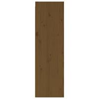 Wandkasten 2 st 30x30x100 cm massief grenenhout honingbruin - thumbnail