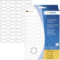 Etiket HERMA 2510 10x49mm wit 576 etiketten - thumbnail