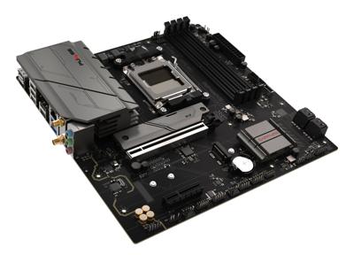 Sapphire 52123-04-40G Moederbord Socket AMD AM5 Vormfactor Micro-ATX Moederbord chipset AMD® B850