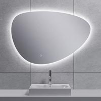 Uovo spiegel ovaal met LED, dimbaar en spiegelverwarming 90 cm - thumbnail