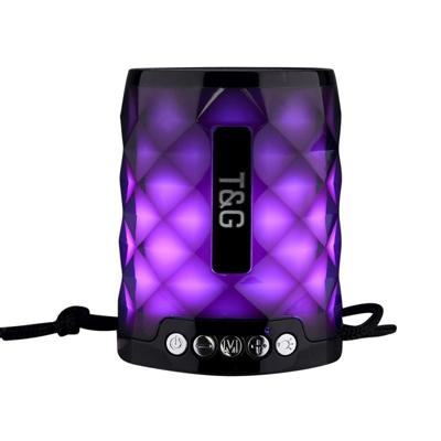 TG155 Bluetooth 4.2 Mini draagbare draadloze Bluetooth-luidspreker met kleurrijke verlichting (zwart) TG155 Bluetooth 4.2 Mini draagbare draadloze Bluetooth-luidspreker met kleurrijke verlichting (zwart)