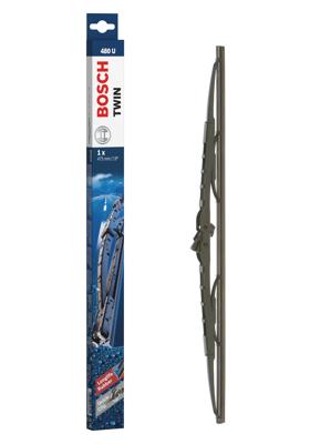 Bosch ruitenwisser Twin 480U - Lengte: 475 mm - enkele wisser voorzijde 480U