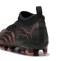 PUMA Future 9 Match Gras / Kunstgras Voetbalschoenen (MG) Kids Zwart Rood - thumbnail