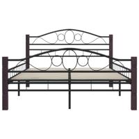 Bedframe metaal zwart 120x200 cm - thumbnail