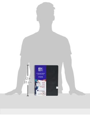 Spiraalblok oxf touch a4 ruit 5mm 140pag 80gr zw | 5 stuks