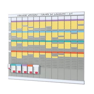 Weekplanner Nobo Zilverkleurig Aluminium - thumbnail