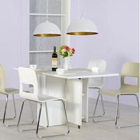 VidaXL Plafondlampen in hoogte verstelbaar halfrond wit 2 st - thumbnail