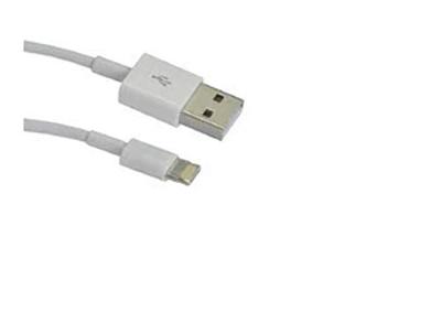 Lightning2 2 m USB A witte kabel USB - kabel USB (2 m, USB A, mannelijk, wit)