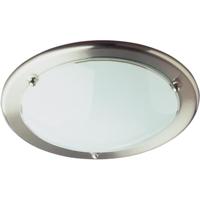 LED Plafondlamp Rond - Mat Nikkel Aluminium - E27 Fitting - thumbnail