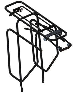 Steco B.V. Steco tubic slim design achterdrager mat zwart Steco B.V. Steco tubic slim design achterdrager mat zwart