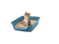 Savic junior kattenbak blauw - thumbnail