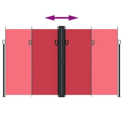 Windscherm uittrekbaar 200x600 cm rood Windscherm uittrekbaar 200x600 cm rood