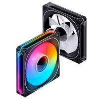 Jonsbo FR-505BR koelsysteem voor computers Computer behuizing Ventilator 12 cm Zwart, Wit 1 stuk(s) - thumbnail
