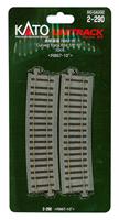 H0 Kato Unitrack 2-290 Gebogen rails 2 stuk(s) - thumbnail