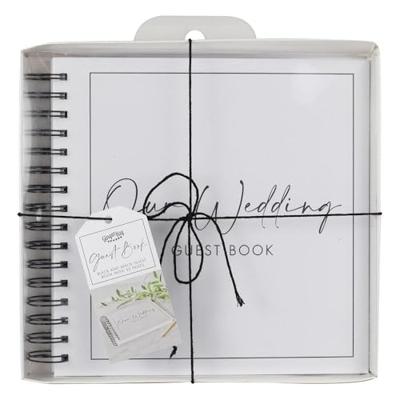 Ginger Ray BW-402 Wedding Guest Book