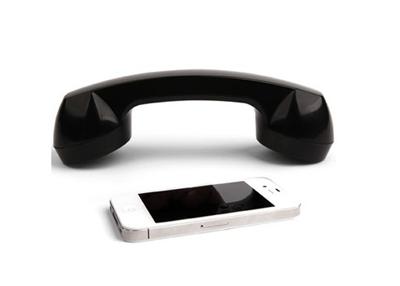 Kikkerland Draadloze telefoon voor smartphone, zwart